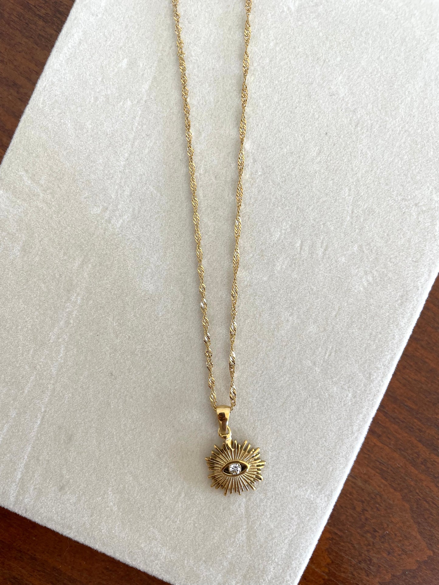 Sun necklace