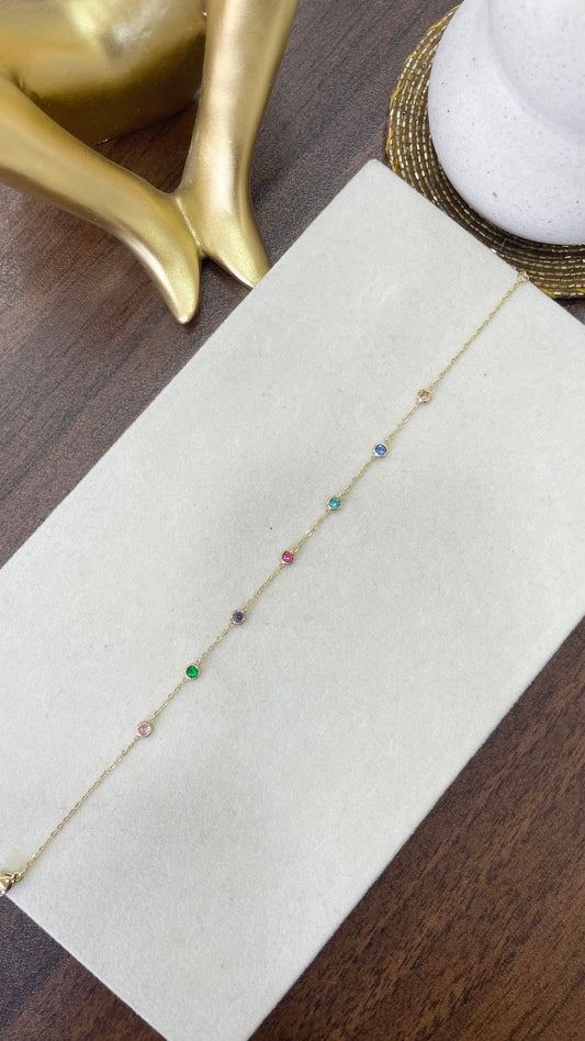 Confetti Anklet