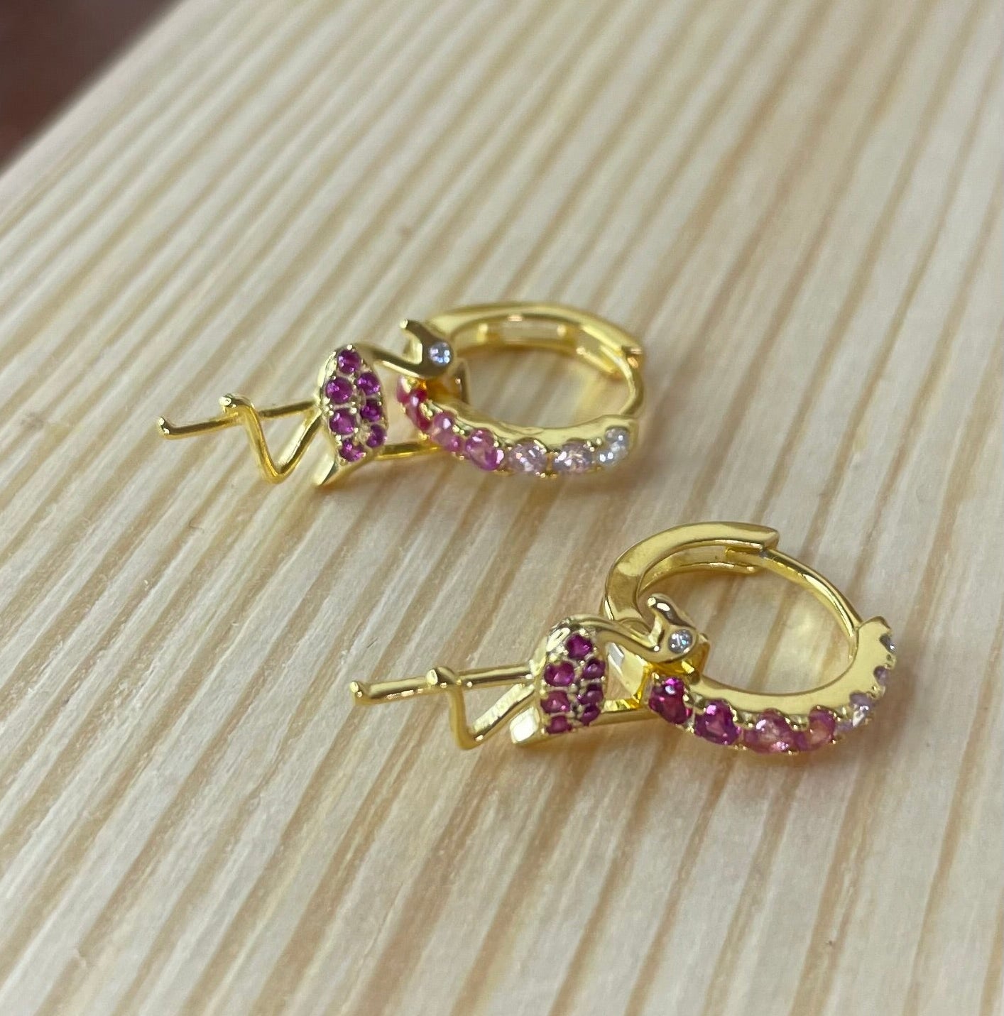 Flamingo Mini Hoops