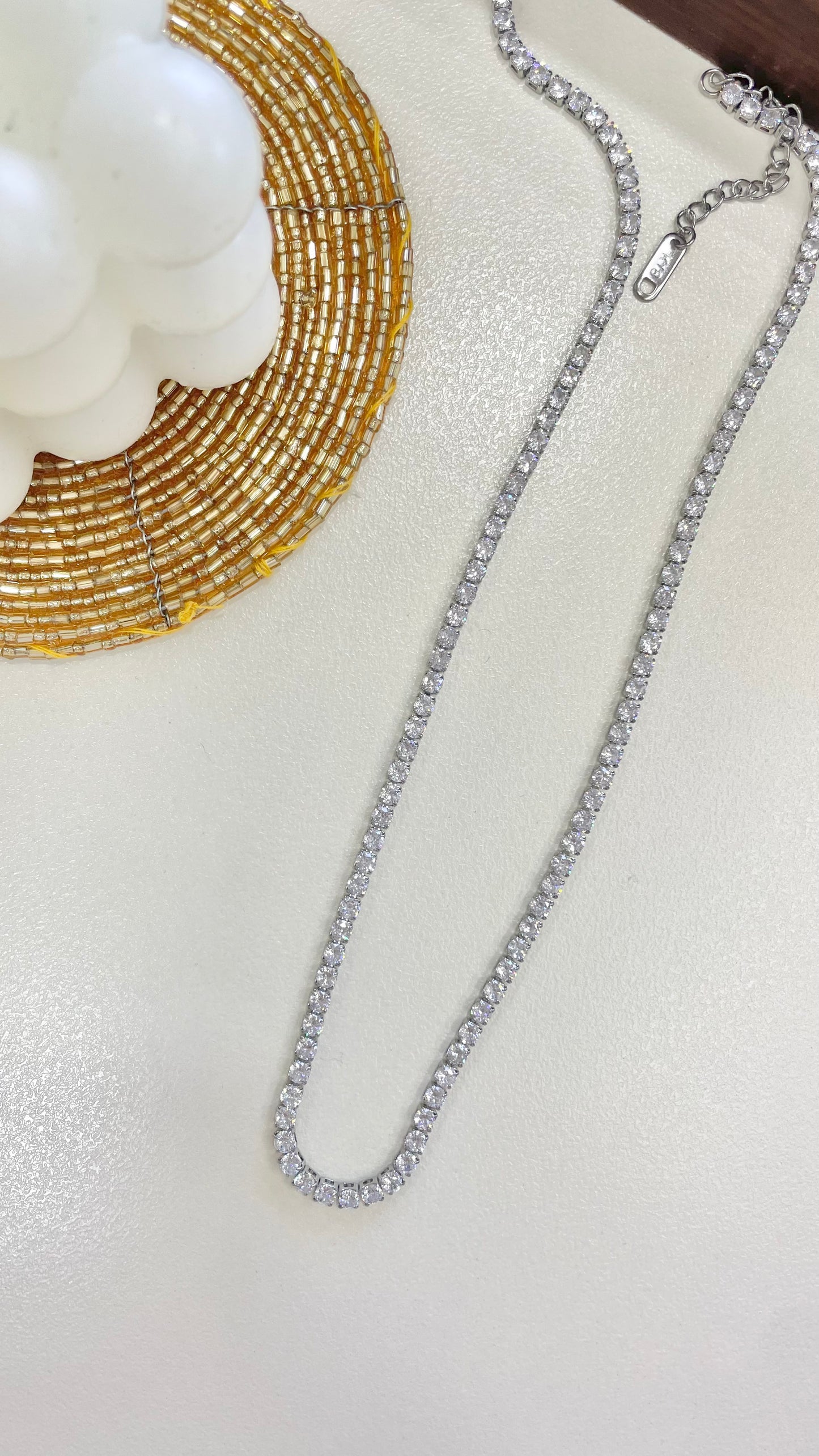 Tennis necklace