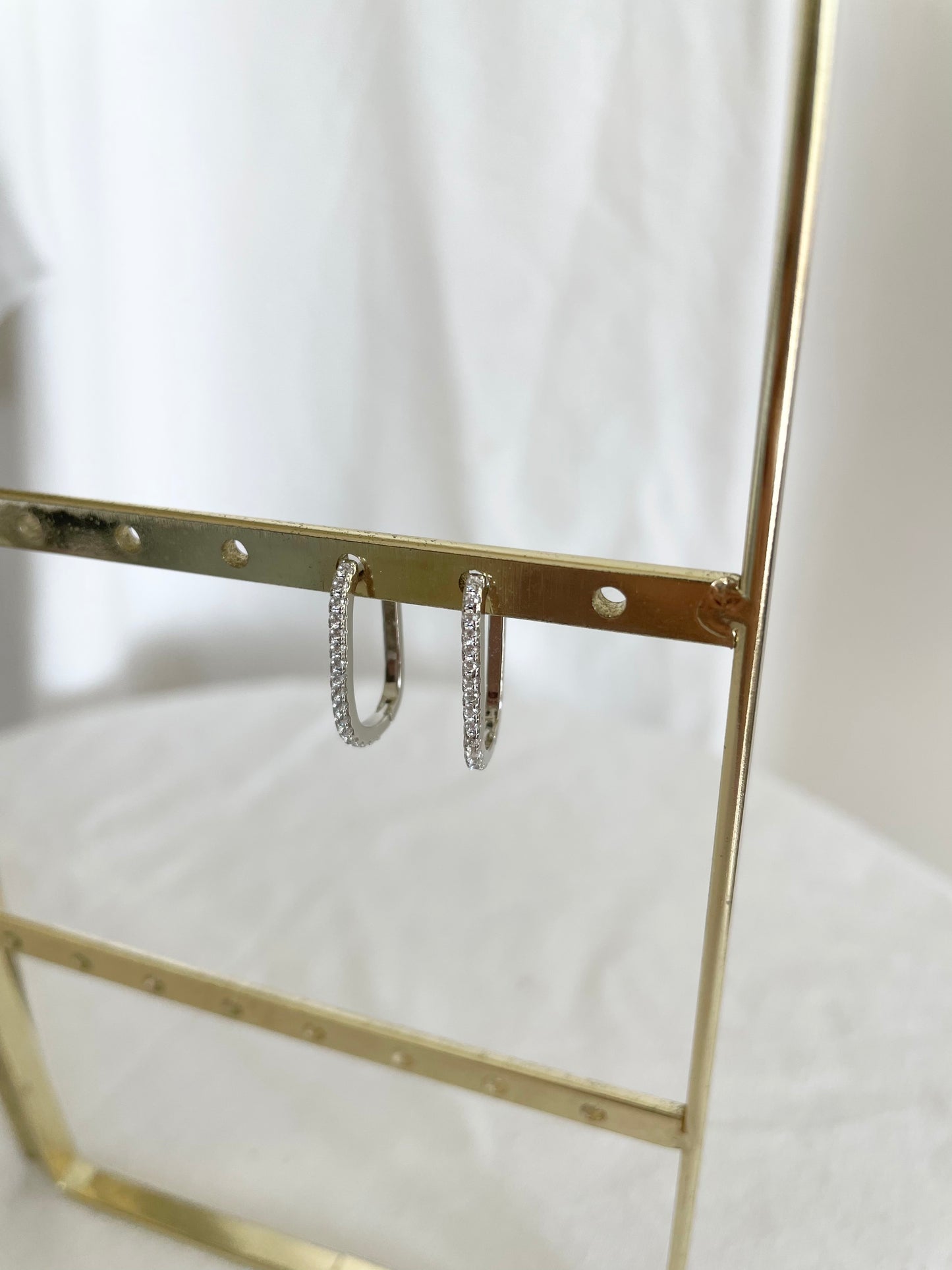 Rectangular earrings