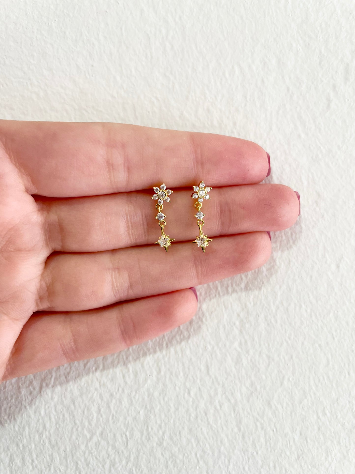 Rosebud earring