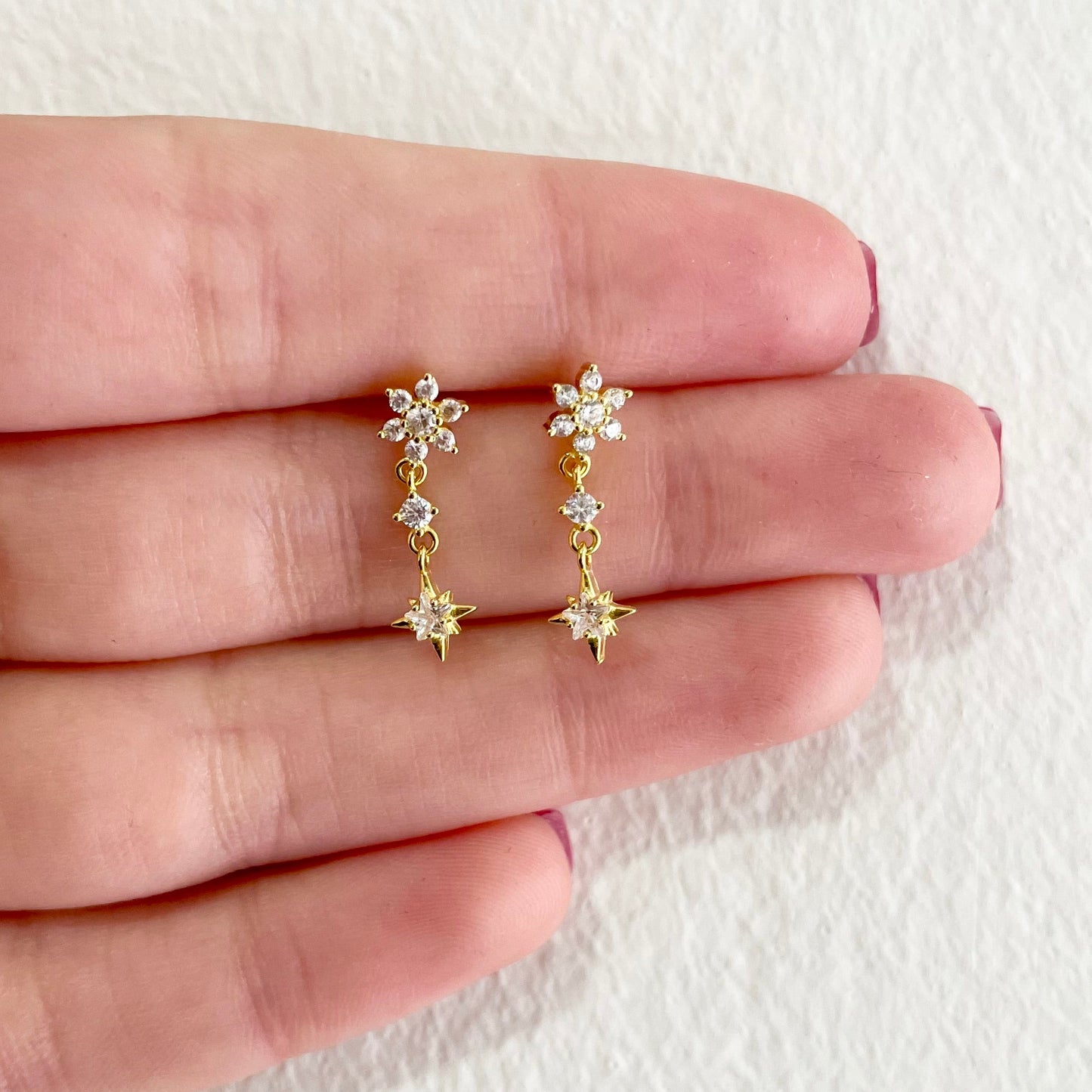 Rosebud Earrings