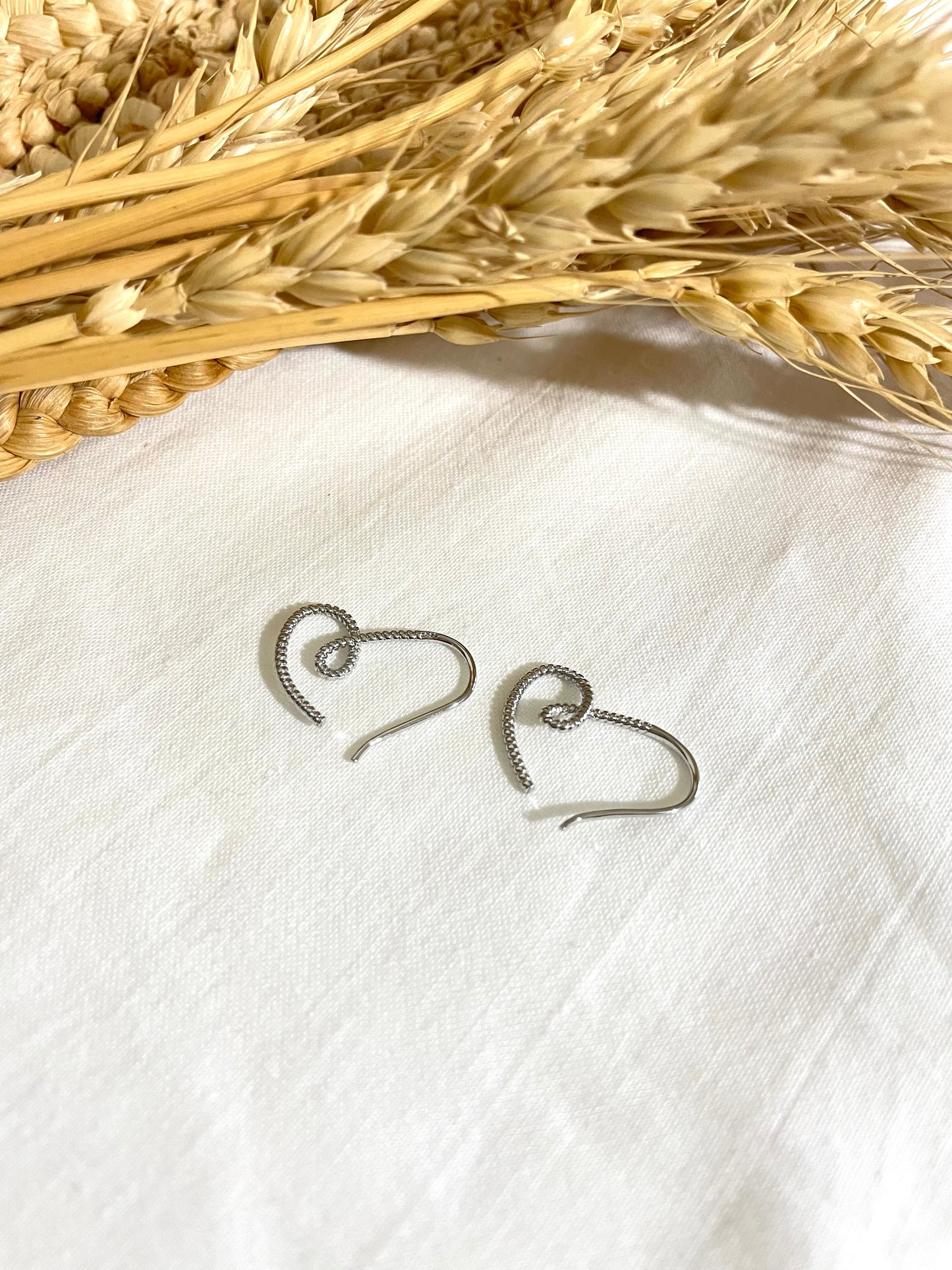 Special heart earrings