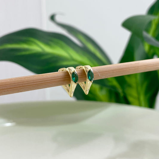 Heart Mini Hoops