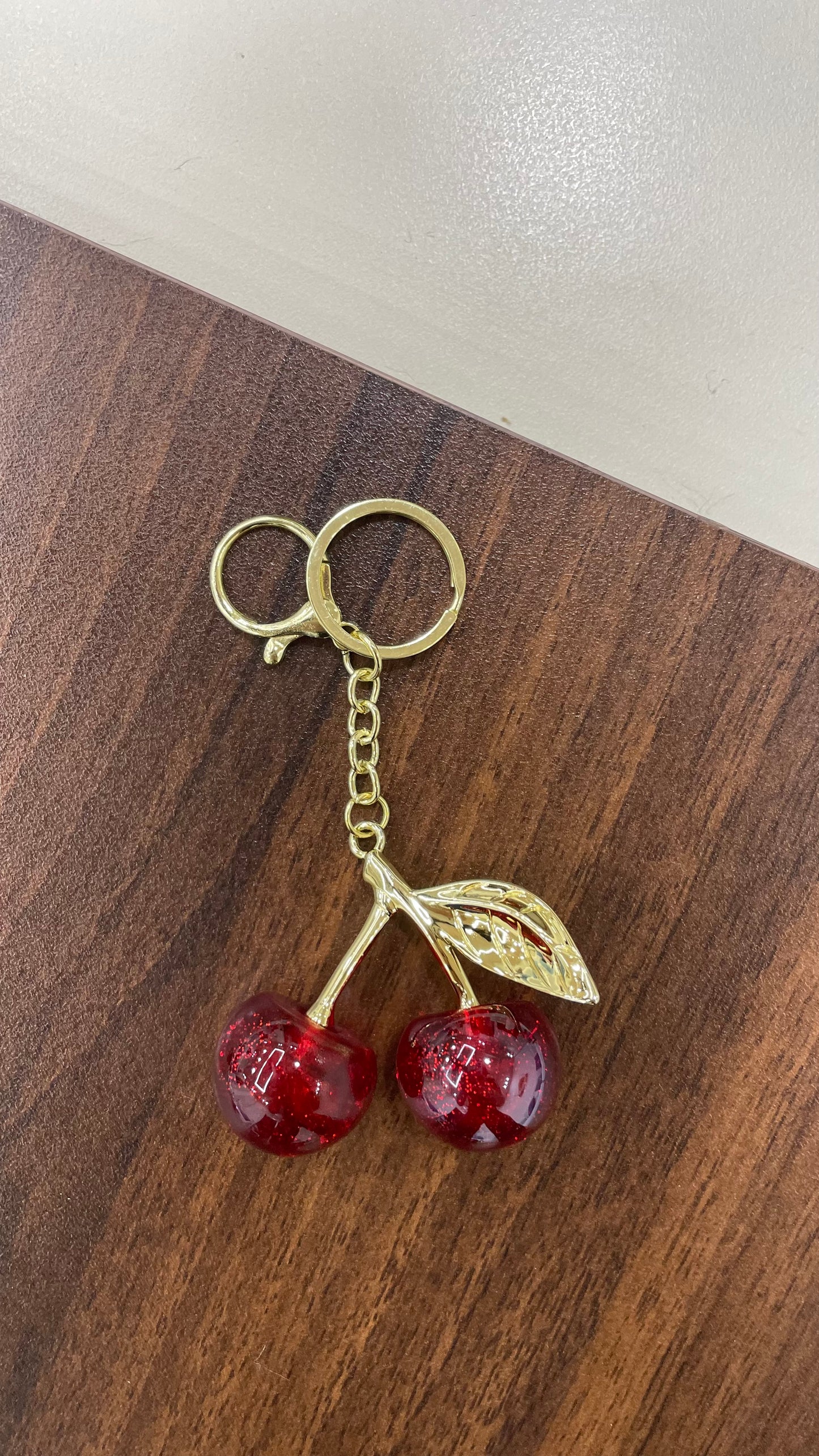 Cherry keychain
